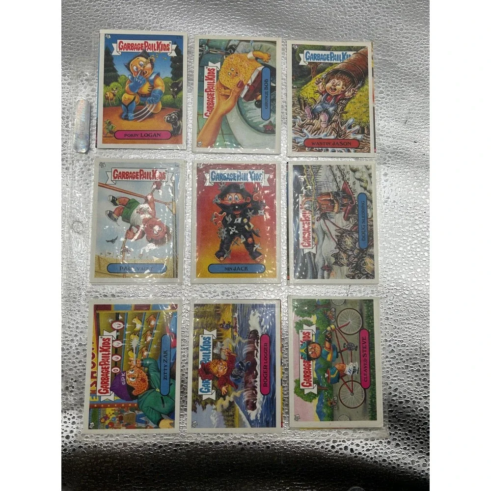 The Topps Lot of 18 Garbage Pail Kids Card Stickers Series‎ Assorted Collection